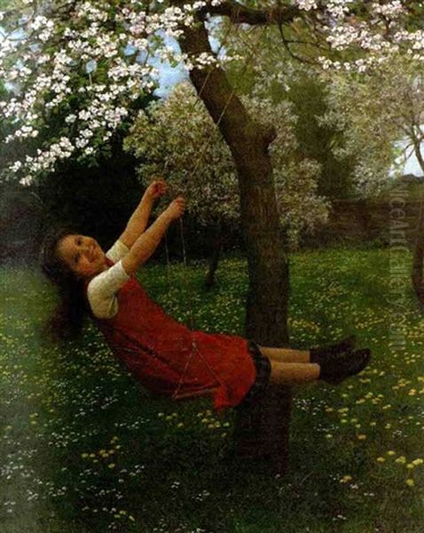 Girl On A Swing - view 1