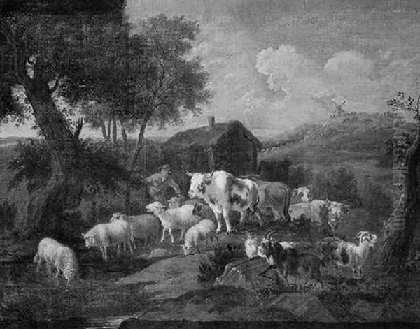 Herder Met Vee - view 1