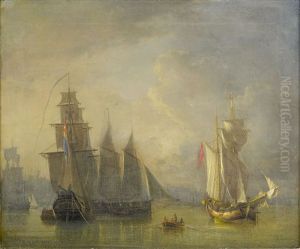 Utsigt Pa Stockholms Strom by Johann Christian Berger