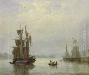 Segelfartyg Vid Hamn