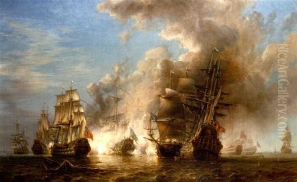 An Anglo-swedish Skirmish In The Channel In 1704 - view 1
