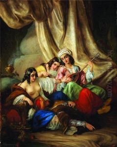 Harem'de Muzikli Eglence by Julius Victor Berger
