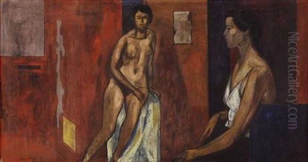 Etude D'atelier: Deux Femmes - view 1