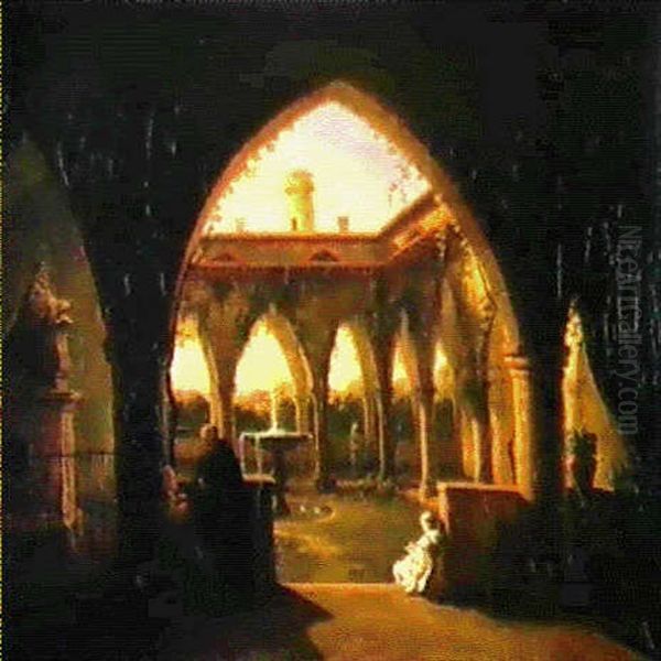 Interieur D'un Cloitre - view 1