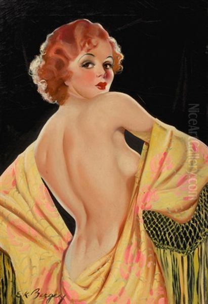 Girl Over-bored, Pep Stories Pulp Cover - view 1