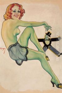 A Dandy On A String, Spicy Stories Pulp Cover, March