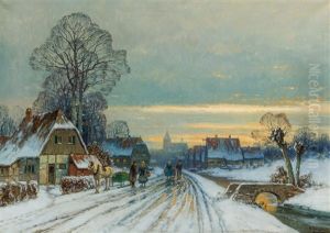Zima Na Drodze by Carl Bergfeld