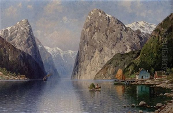 Norwegische Fjordlandschaft - view 1