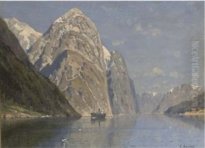 A Crisp Day On The Fjords by Carl Bergfeld