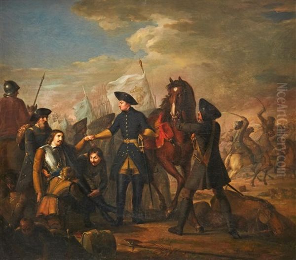 Carl Xii Halsar Pa En Sarad Officer - view 1