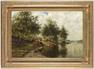 Sommarlandskap Med Kor
