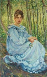 Gerda I Det Grona by Richard Bergh
