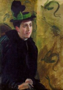 Portratt Av Froken Betty Hirsch by Richard Bergh