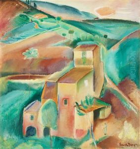 Italienskt Landskap, Toscana