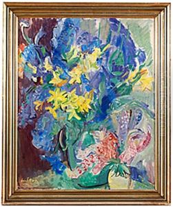 Anchusa, Italica, Hemoricallis Och Lupinor by Svante Bergh