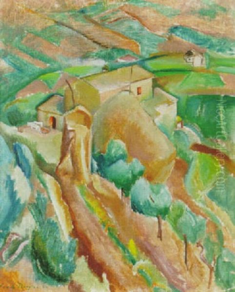 Italiensk Gard I Bergslandskap - view 1