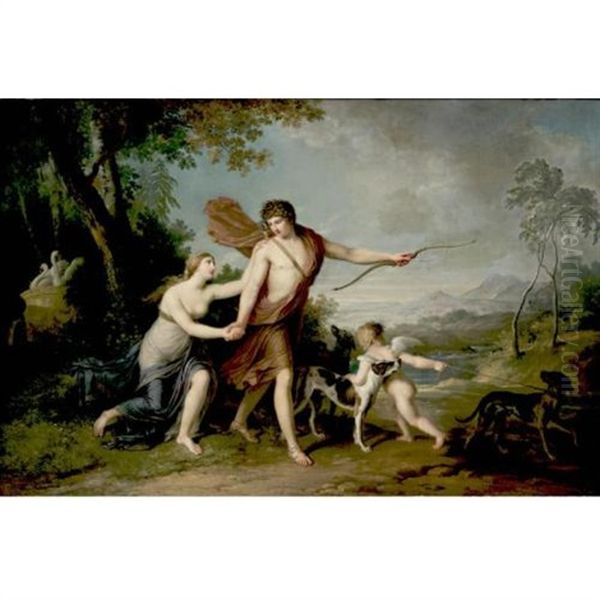 Venus And Adonis - view 1