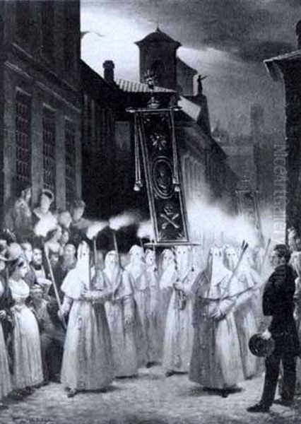 A Religious Procession - view 1