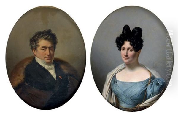 Portrait D'homme Portrait De Femme (2 Works) - view 1