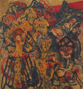 La Parade Des Filles by Frits Van Den Berghe