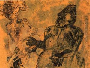 Het Gesprek by Frits Van Den Berghe