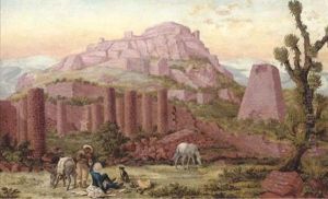 Mexicans Resting Amongst Ancient Ruins thumbnail