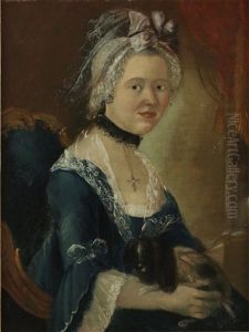 Damportratt (+ Herrportratt, Pair) by Anders Bergius