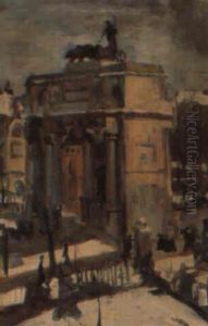 Siegestor, Munchen by Max Bergmann