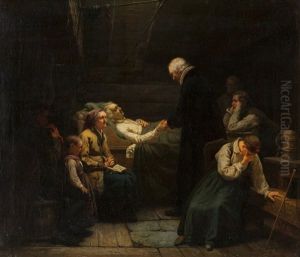 Sognebud 1859 by Knud Larsen Bergslien