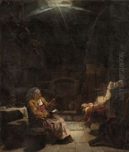 Bestemor Vugger Et Barnebarn