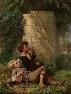 Idyll by Knud Larsen Bergslien
