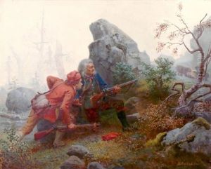 Bjornejakt by Knud Larsen Bergslien