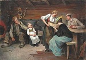 Interior From A Norwegian Peasant House