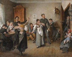 Dans Pa Lemmen by Nils Nilsen Bergslien