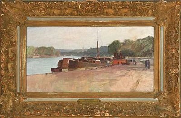 View Of A French River - view 1