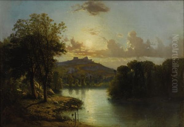 Moonlit Landscape, France - view 1