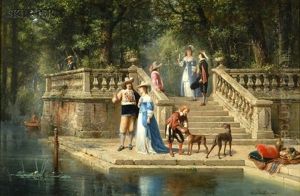 The Garden Party by Tony-Francois de Bergue