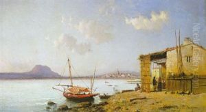 Au Bord De L'eau by Tony-Francois de Bergue