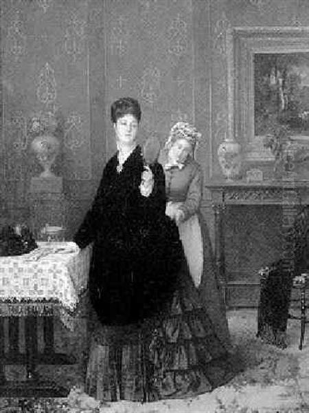 Eine Junge Dame In Ihrem Ankleidezimmer - view 1