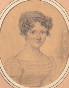 Portrait De Femme A La Robe Blanche Portrait De Femme A La Robe Blanche