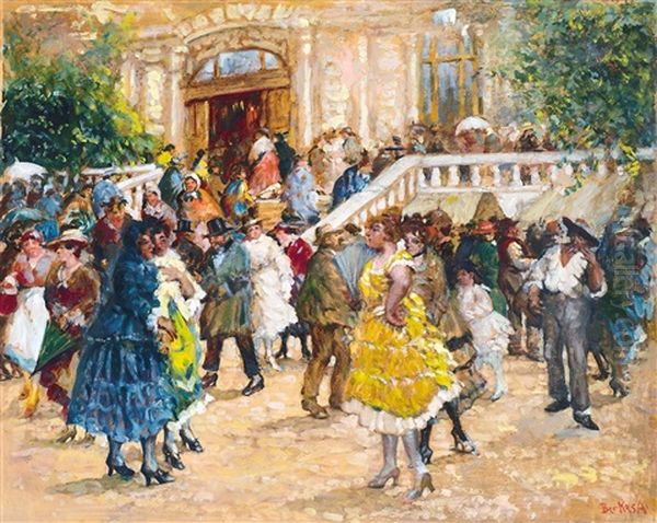 Festive Crowd - view 1