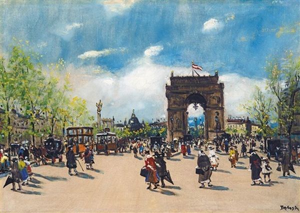 Arc De Triomphe In Paris - view 1