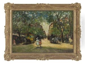 Springtime In Paris by Antal Berkes