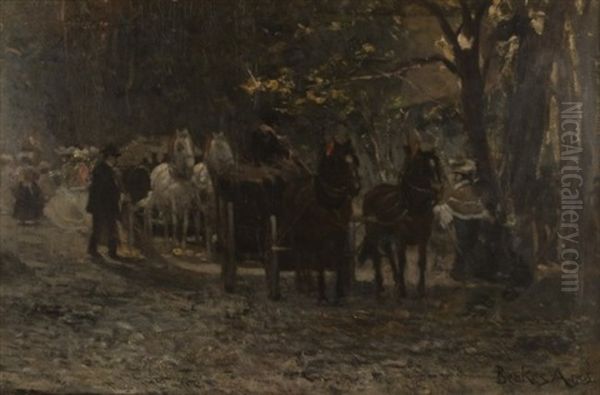 Horse Carts With Figures - view 1