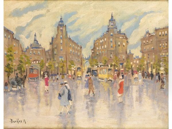 Pariser Strassenszene - view 1