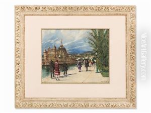 Casino At The Promenade Anglaise In Nice by Antal Berkes