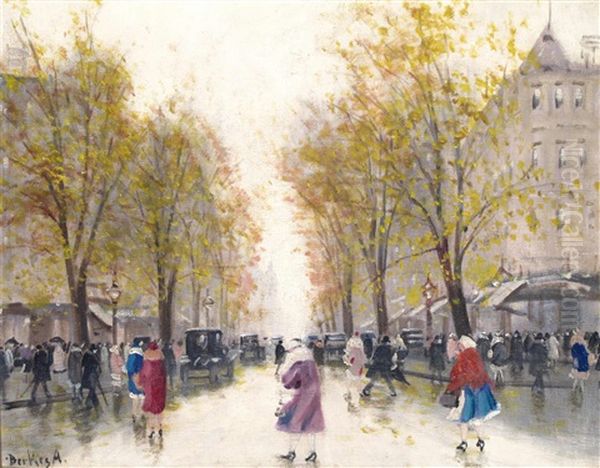 A Parisian Street Scene - view 1