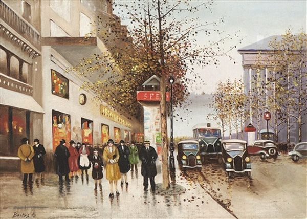 Budapester Strasenansicht Nach Regenschauer - view 1