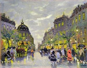 Andrassy Street by Antal Berkes