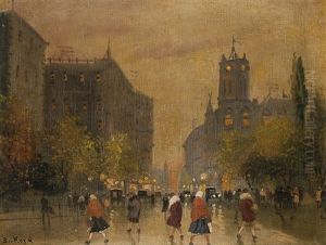 Abend In Der Grosstadt